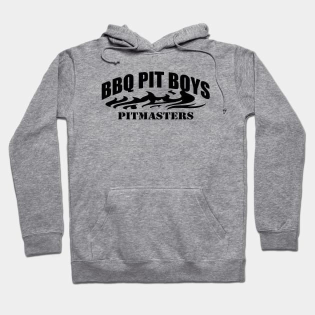 Bbq Pit Boys Pitmasters Official Logohellip Black Chef Hoodie by Hoang Bich